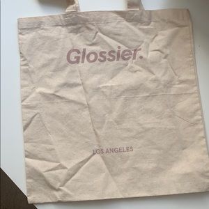 Glossier tote bag